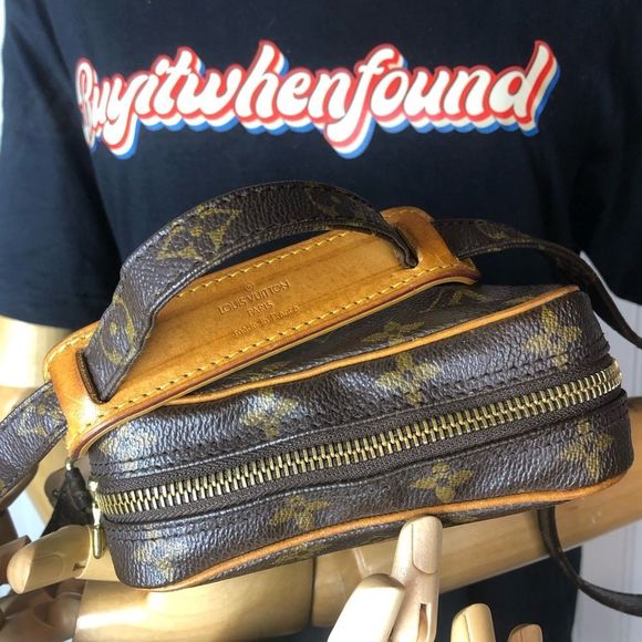 LOUIS VUITTON DANUBE PM Monogram Crossbody Shoulder Bag SL0919 with LV Dust Bag - Picture 10 of 17